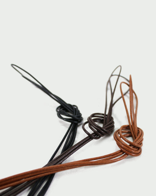 Schnürsenkel - schwarz, d'braun oder cognac